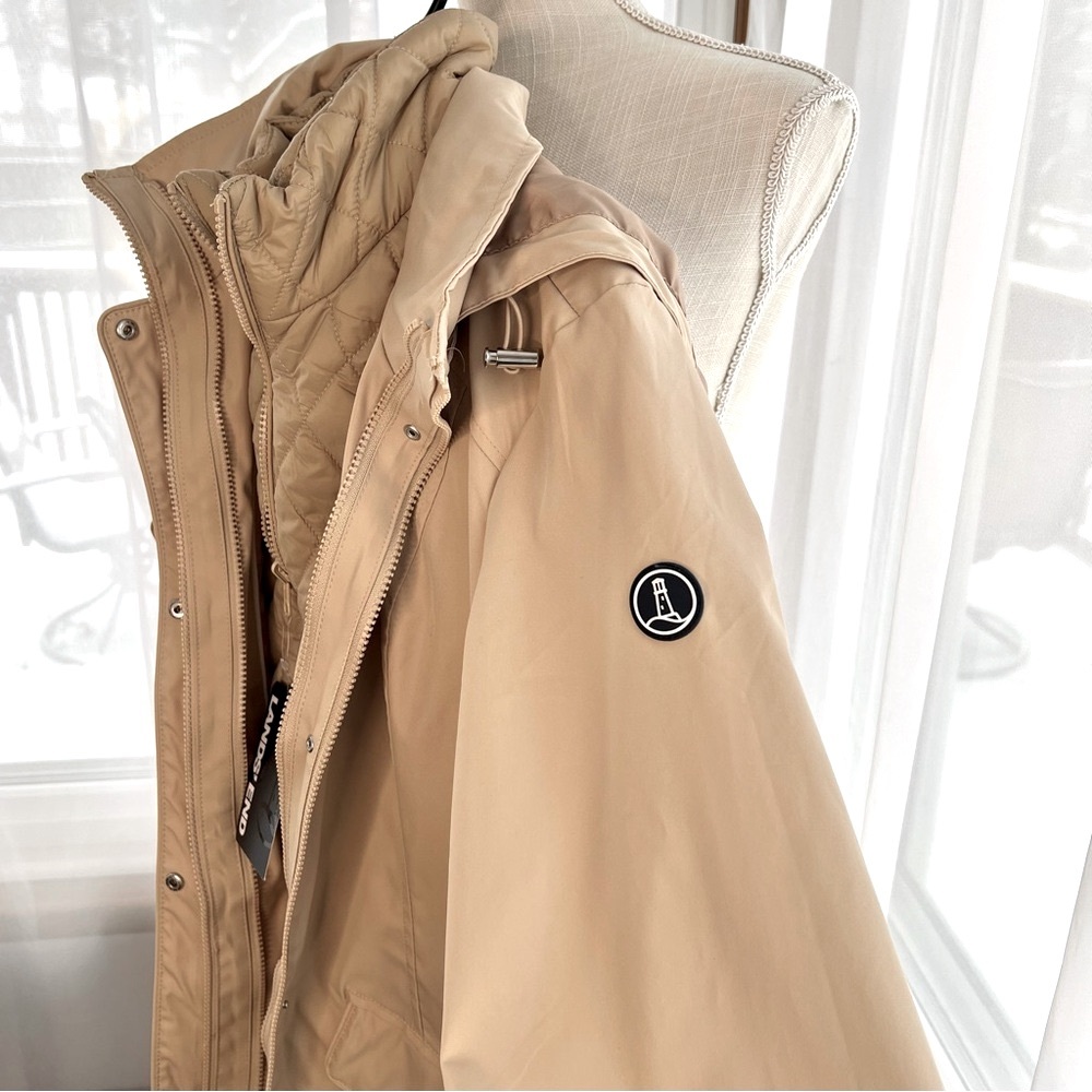 Lands’ End Ladies 3-in-1 Systems Jacket Tan Size Large NWT - Picture 13 of 16